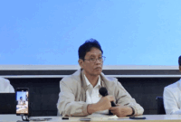 Menteri Keuangan (Menkeu) Purbaya Yudhi Sadewa kepada awak media di Kemenkeu, Jakarta pada Senin (4/5/2026).(KOMPAS.com/DEBRINATA RIZKY)