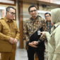 Wali Kota Sungai Penuh, Alfin, SH menerima kunjungan silaturahmi Anggota DPD RI bersama Kepala OJK Provinsi Jambi di ruang kerja Wali Kota, Selasa (5/5).