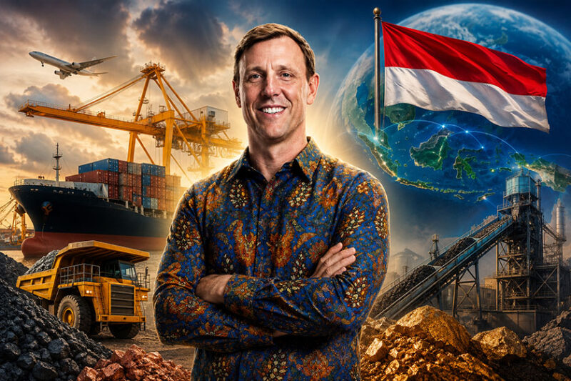 Luke Thomas Mahony berdiri di tengah sorotan setelah pemerintah menunjuknya sebagai Direktur Utama PT Danantara Sumber Daya Indonesia (DSI), BUMN baru yang akan mengelola ekspor sumber daya alam strategis Indonesia mulai Juni 2026.