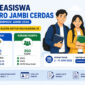 pendaftaran Beasiswa Pro Jambi Cerdas 2026 yang dibuka Pemerintah Provinsi Jambi.