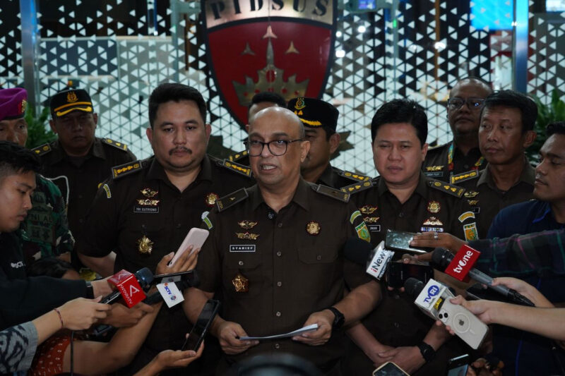 Direktur Penyidikan Jaksa Agung Muda Tindak Pidana Khusus (Jampidsus) Syarief Sulaeman Nahdi di Gedung Kejagung, Jakarta, Senin (25/5/2026).(Dokumentasi Puspenkum Kejagung.)