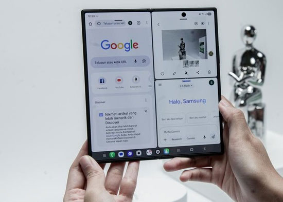 Bukan Galaxy Z Fold 8, Ini Bocoran Nama Baru Penerus Galaxy Z Fold 7. Foto: Andhika Prasetia/detikcom