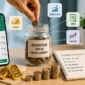 Ilustrasi investasi emas, reksa dana, saham, dan Surat Berharga Negara (SBN) untuk pemula dengan modal kecil.