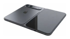 Gambar render CAD iPhone lipat/iPhone Fold(iPhone-ticker.de)
