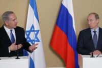 Pemimpin di Israel, Perdana Menteri Benjamin Netanyahu dan Rusia, Presiden Vladimir Putin 