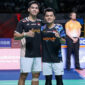 Ganda putra Indonesia, Leo Rolly Carnando/Daniel Marthin, menembus final Thailand Open 2026.(PBSI)
