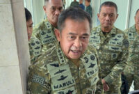 KSAD Jenderal Maruli Simanjuntak saat ditemui di Gedung DPR, Senayan, Jakarta, Selasa (19/5/2026). (KOMPAS.com/ADHYASTA DIRGANTARA)