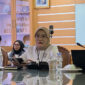 Direktur Jenderal Guru dan Tenaga Kependidikan (GTK) Kemendikdasmen Nunuk Suryani dalam konferensi pers di Kantor Kemendikdasmen, Jakarta Pusat, Senin (11/5/2026).(KOMPAS.com/FIRDA JANATI)
