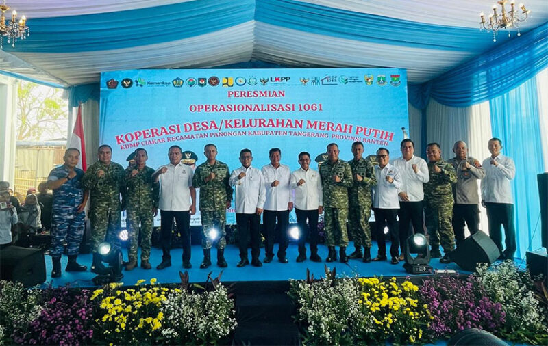 Pemerintah Kabupaten Tangerang menjadi salah satu titik pelaksanaan peresmian operasionalisasi 1.061 Koperasi Desa/Kelurahan Merah Putih (KDKMP) se-Indonesia 