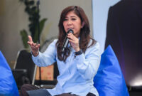 Menteri Komunikasi dan Digital (Komdigi), Meutya Hafid diacara Indonesia.go.id Menyapa Medan: Gass Pol Tolak Judol di Medan Amplas, Rabu (13/5/26).(Dokumentasi Pemko Medan)