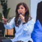 Menteri Komunikasi dan Digital (Komdigi), Meutya Hafid diacara Indonesia.go.id Menyapa Medan: Gass Pol Tolak Judol di Medan Amplas, Rabu (13/5/26).(Dokumentasi Pemko Medan)