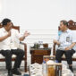 Gubernur Sumatera Utara (Sumut) Bobby Afif Nasution menerima audiensi GM. PLN Unit Induk Distribusi (UID) Wilayah Sumut di Ruang Kerja Gubernur Jalan Diponegoro Nomor 31 Medan, Selasa (26/5/2026).(Dok Pemprov Sumut )