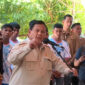 Presiden Prabowo Subianto saat melakukan kunjungan di Pulau Miangas, Sabtu (9/5/2026).(Dok. YouTube Sekretariat Presiden)