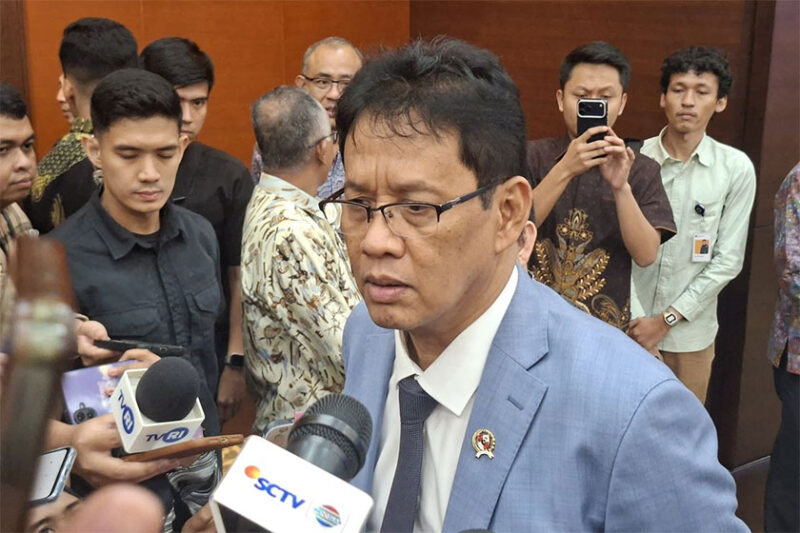 Menteri Keuangan Purbaya Yudhi Sadewa kepada media di Kemenkeu, Jakarta, Selasa (19/5/2026).(KOMPAS.com/DEBRINATA RIZKY)