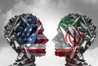 Ilustrasi perang AS vs Iran(Shutterstock)
