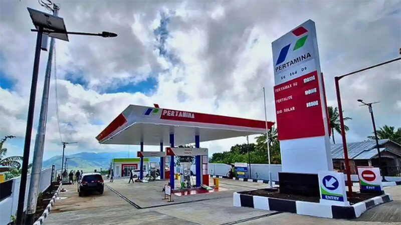 SPBU Pertamina. 