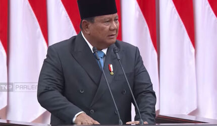 Presiden Prabowo Subianto di DPR, 20 Mei 2026.(YouTube Sekretariat Presiden)