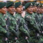 Ilustrasi TNI AD. Sejumlah prajurit Komando Cadangan Strategis Angkatan Darat (Kostrad) TNI AD melaksanakan defile dalam upacara HUT ke-65 Kostrad di Markas Divisi Infanteri (Madivif) 1 Kostrad, Cilodong, Kota Depok, Jawa Barat, Jumat (6/3/2026).(ANTARA/Aditya Pradana putra)