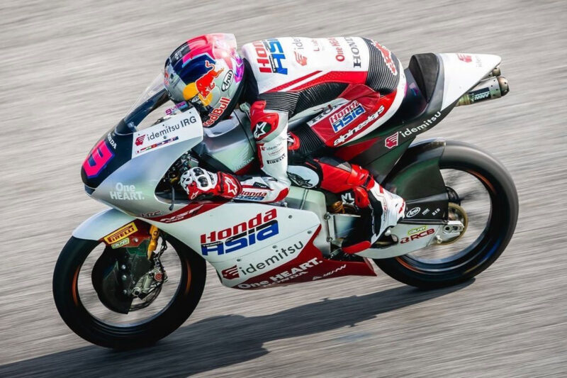 Ilustrasi Veda Ega Pratama di balap Moto3(Dok. Honda Team Asia)
