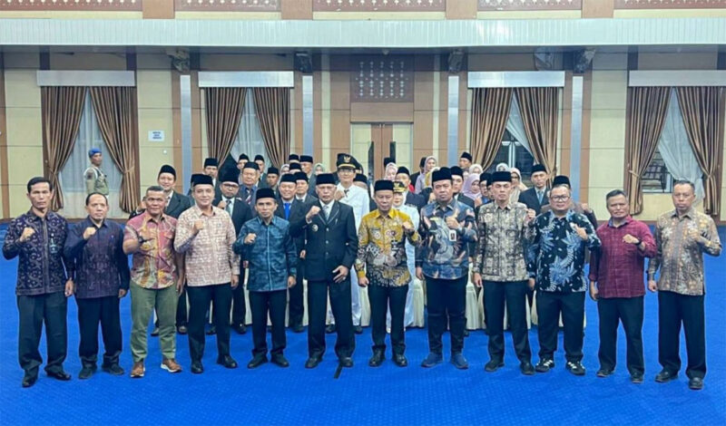 pelantikan pejabat pemkot sungai penuh
