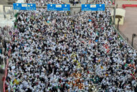 Jemaah haji dari berbagai negara, termasuk Indonesia mulai bersiap pulang ke Tanah Air usai melakukan lempar jumrah. ()