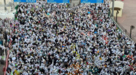 Jemaah haji dari berbagai negara, termasuk Indonesia mulai bersiap pulang ke Tanah Air usai melakukan lempar jumrah. ()
