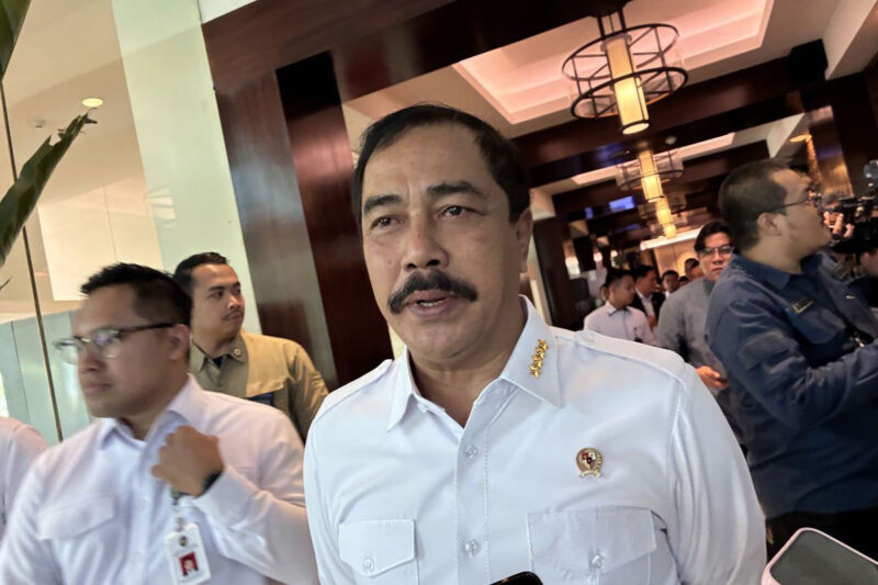 Menteri Imigrasi dan Pemasyarakatan (Imipas) Agus Andrianto saat ditemui di Hotel Gran Melia, Jakarta, Rabu (22/4/2026).(KOMPAS.com/HARYANTI PUSPA SARI )