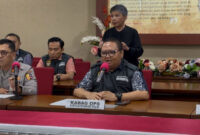 Kepala Bagian Operasi Kortastipidkor Polri Kombes Ahmad Yusuf dalam konferensi pers di Bareskrim Polri, Jakarta, Selasa (30/6/2026).(KOMPAS.com/NICHOLAS RYAN ADITYA)