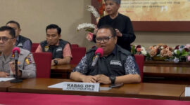 Kepala Bagian Operasi Kortastipidkor Polri Kombes Ahmad Yusuf dalam konferensi pers di Bareskrim Polri, Jakarta, Selasa (30/6/2026).(KOMPAS.com/NICHOLAS RYAN ADITYA)