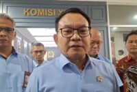 Kepala Staf Kepresidenan (KSP) Dudung Abdurachman di Kompleks Parlemen, Jakarta, Rabu (3/6/2026).(KOMPAS.com/Rahel)