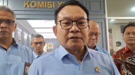 Kepala Staf Kepresidenan (KSP) Dudung Abdurachman di Kompleks Parlemen, Jakarta, Rabu (3/6/2026).(KOMPAS.com/Rahel)