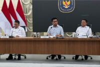 Plt Deputi III Bakom RI Kurnia Ramadhana dalam jumpa pers di kantor Bakom, Jakarta, Rabu (24/6/2026). (KOMPAS.com/ADHYASTA DIRGANTARA)