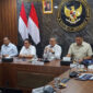 Menteri Koordinator Bidang Pangan Zulkifli Hasan (Zulhas) menggelar rapat koordinasi bersama kementerian teknis terkait di kantornya, Jakarta, Selasa (9/6/2026). (KOMPAS.com/Syakirun Ni'am)
