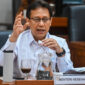 Menteri Kesehatan (Menkes) Budi Gunadi Sadikin mempersilakan perusahaan farmasi menaikkan harga obat naik 10-20 persen imbas pelemahan rupiah yang terjadi.(Rivan Awal Lingga)