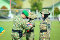 Foto pembukaan Pendidikan dan Pelatihan (Diklat) Sarjana Penggerak Pembangunan Indonesia (SPPI) Koperasi Desa/Kelurahan Merah Putih dan Kampung Nelayan Merah Putih, di Lapangan Dodikjur Kodam VI/Mulawarman, Rabu (17/06/2026).(Pendam VI Mulawarman)
