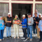 penyerahan bantuan dan  sembako kepada korban kebakaran