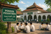 ilustrasi pondok pesantren