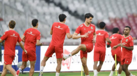 Pemain Timnas Indonesia mengikuti latihan resmi menjelang pertandingan FIFA Matchday di Stadion Utama Gelora Bung Karno (SUGBK), Senayan, Jakarta, Kamis (4/6/2026). Latihan tersebut sebagai ajang persiapan melawan Timnas Oman pada Jumat (5/6/2026). ANTARA FOTO/M Risyal Hidayat/sgd(ANTARA FOTO/M RISYAL HIDAYAT)