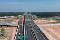 Ilustrasi jalan tol di wilayah Provinsi Jambi yang jadi bagian dari ruas Trans Sumatera. Saat ini, proyek Tol Jambi-Rengat Mandek 
