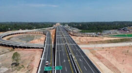 Ilustrasi jalan tol di wilayah Provinsi Jambi yang jadi bagian dari ruas Trans Sumatera. Saat ini, proyek Tol Jambi-Rengat Mandek 
