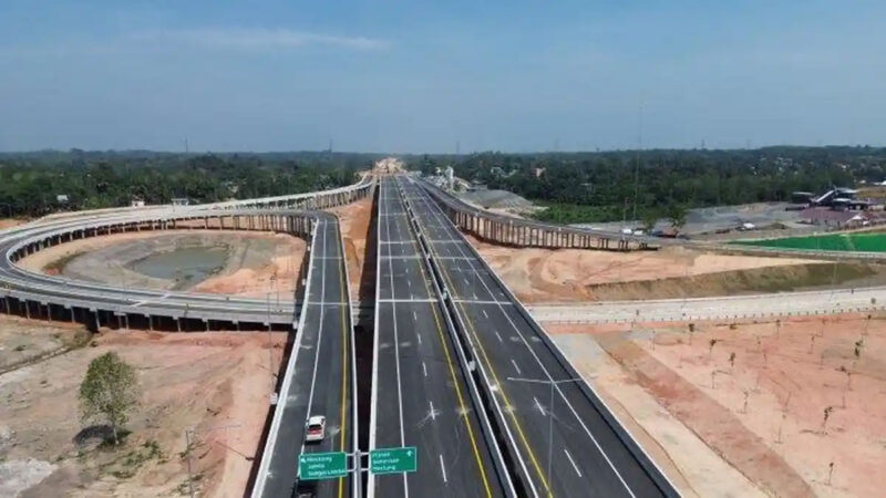 Ilustrasi jalan tol di wilayah Provinsi Jambi yang jadi bagian dari ruas Trans Sumatera. Saat ini, proyek Tol Jambi-Rengat Mandek 
