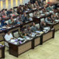 Wakil Ketua Umum Perbanas Nixon LP Napitupulu saat RDPU dengan Komisi XI DPR RI di Gedung DPR, Jakarta, Selasa (2/6/2026).(KOMPAS.com/ISNA RIFKA SRI RAHAYU)