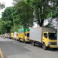 Antrean panjang kendaraan di sejumlah Stasiun Pengisian Bahan Bakar Umum (SPBU) di Kota Jambi, beberapa waktu lalu. 