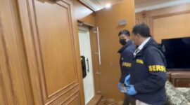 Temuan brankas tersembunyi di sebuah rumah di Sentul, Bogor terkait kasus korupsi PLN-Asabri, Rabu (8/7/2026).(Dok. Polda Metro Jaya)
