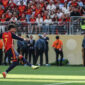 Aksi penyerang timnas Spanyol Ferran Torres saat mencetak gol ke gawang timnas Argentina dalam laga final Piala Dunia 2026 di Stadion MetLife, New Jersey, Amerika Serikat, pada Minggu (19/7/2026). (Foto oleh ODD ANDERSEN/AFP)(AFP/ODD ANDERSEN)