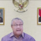 Gubernur BI Perry Warjiyo dalam konferensi pers RDG BI Juni 2026, Kamis (18/56/2026). Gubernur BI Perry Warjiyo mundur dari jabatannya. (Tangkapan layar Zoom.)

