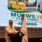 Gubernur Jawa Barat Dedi Mulyadi menyampaikan sambutan pada pembukaan Musyawarah Wilayah VII Korps Alumni Himpunan Mahasiswa Islam (KAHMI) Sumatera Barat di Auditorium Universitas Negeri Padang, Kota Padang, Sabtu (18/07/2026). Dalam kesempatan itu, Dedi menyoroti pengelolaan sumber daya alam, penguatan sektor pariwisata, serta pentingnya pelestarian budaya sebagai modal pembangunan daerah.(KOMPAS.COM/DHARMA HARISA)