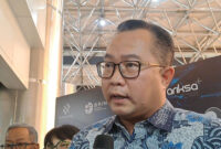 Kepala Badan Riset dan Inovasi Nasional (BRIN) Arif Satria, pada Rabu (8/7/2026).(KOMPAS.com/Fristin Intan Sulistyowati )