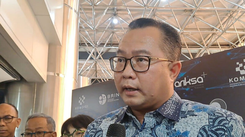 Kepala Badan Riset dan Inovasi Nasional (BRIN) Arif Satria, pada Rabu (8/7/2026).(KOMPAS.com/Fristin Intan Sulistyowati )
