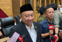 Wakil Ketua DPR Lalu Hadrian Irfani saat ditemui di Gedung DPR, Senayan, Jakarta, Selasa (30/6/2026). (KOMPAS.com/ADHYASTA DIRGANTARA)